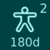 180 day badge for Help Cure Muscular Dystrophy - Phase 2