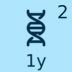 1 year badge for Human Proteome Folding - Phase 2